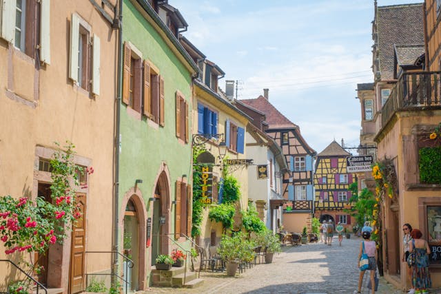 Gasse im Elsass